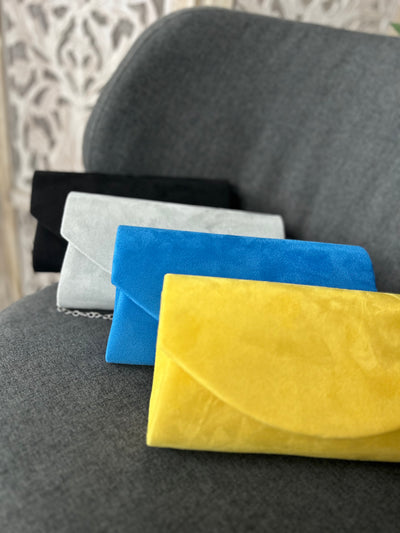 Muireann Velvet Clutch Bag