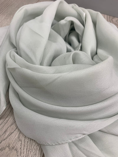 Women's Silk grey scarf