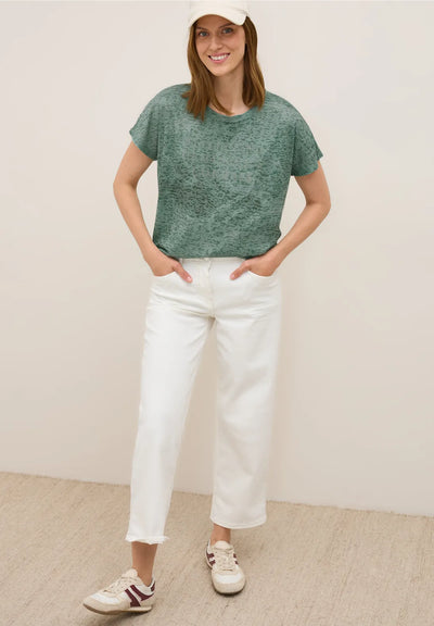CECIL Burnout Wording T-Shirt