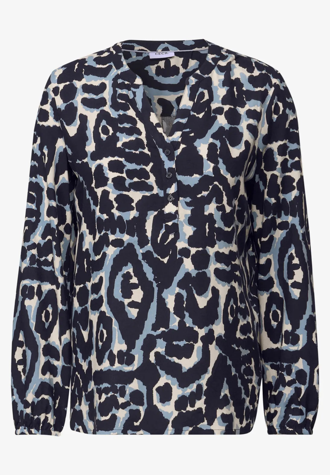 CECIL Patterned Tunic Blouse