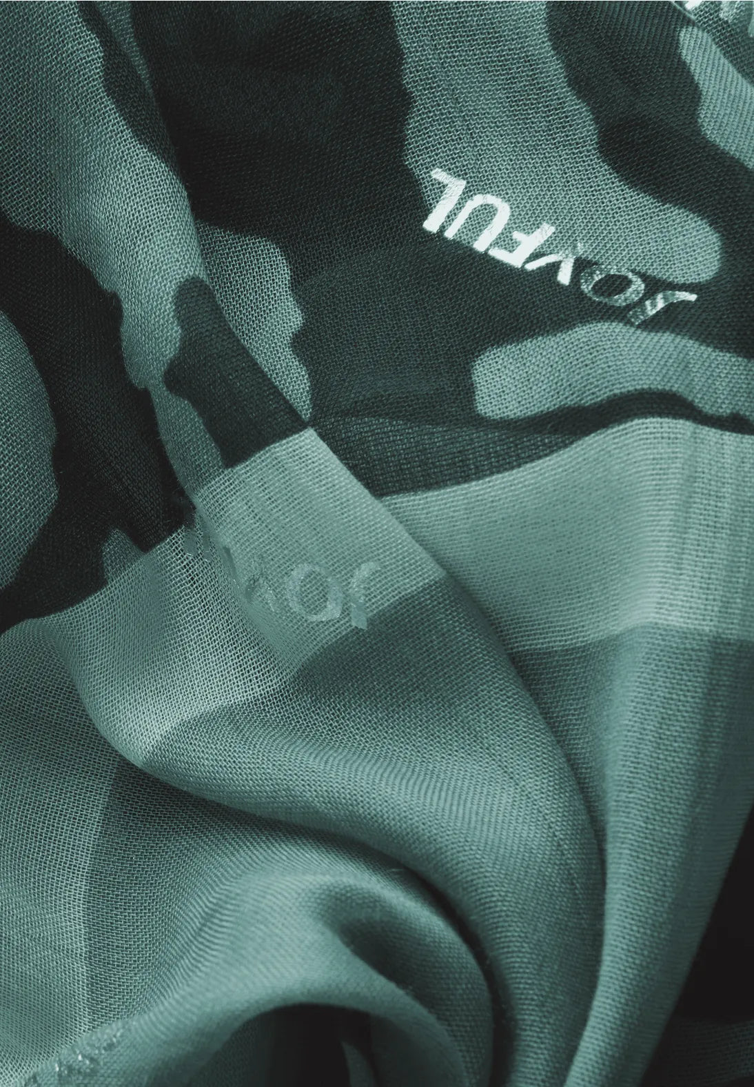 CECIL Loop scarf with foil details