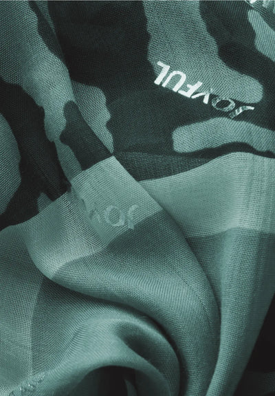 CECIL Loop scarf with foil details
