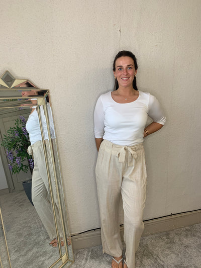 Hillary Linen Trousers.