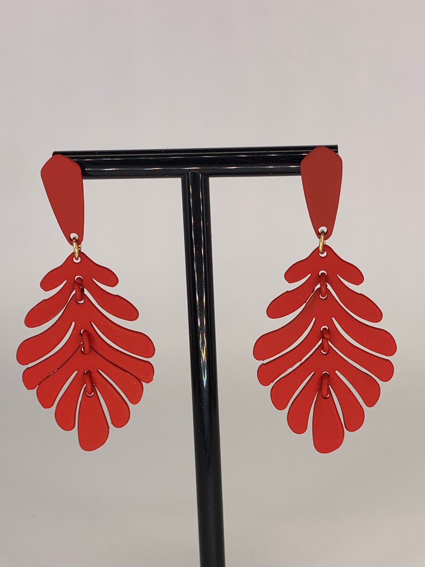 Women's Leaf Design Earrings