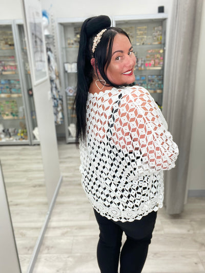 Nella Crochet Cardigan