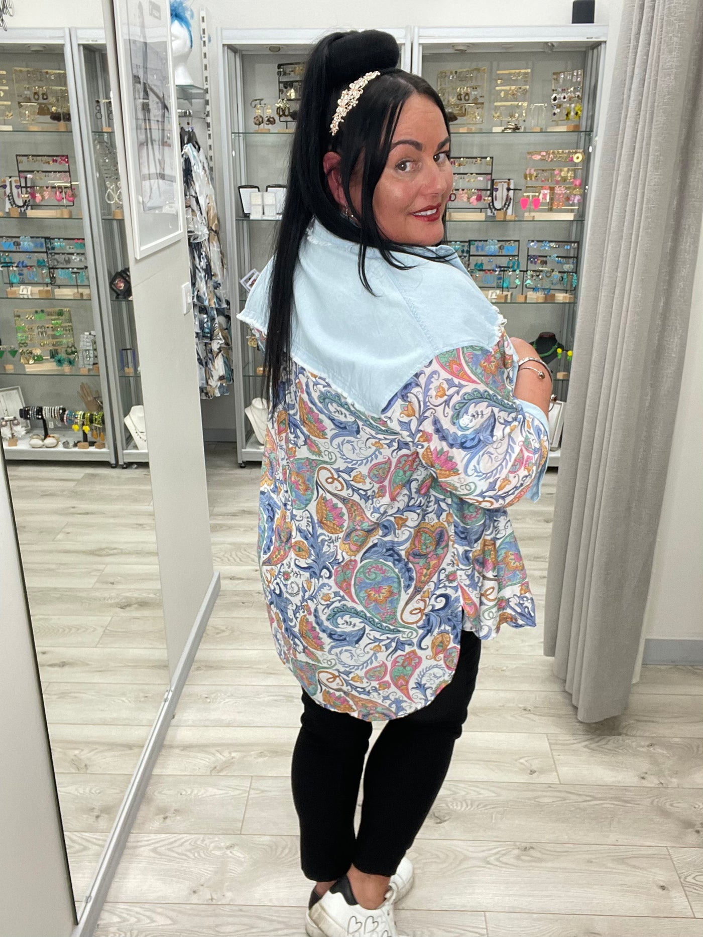 Iris Pattern Shirt