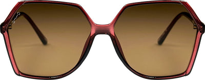 Otra women's virgo chocolate brown sunglasses