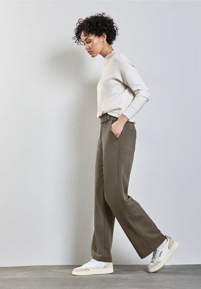 Street One straight leg trousers