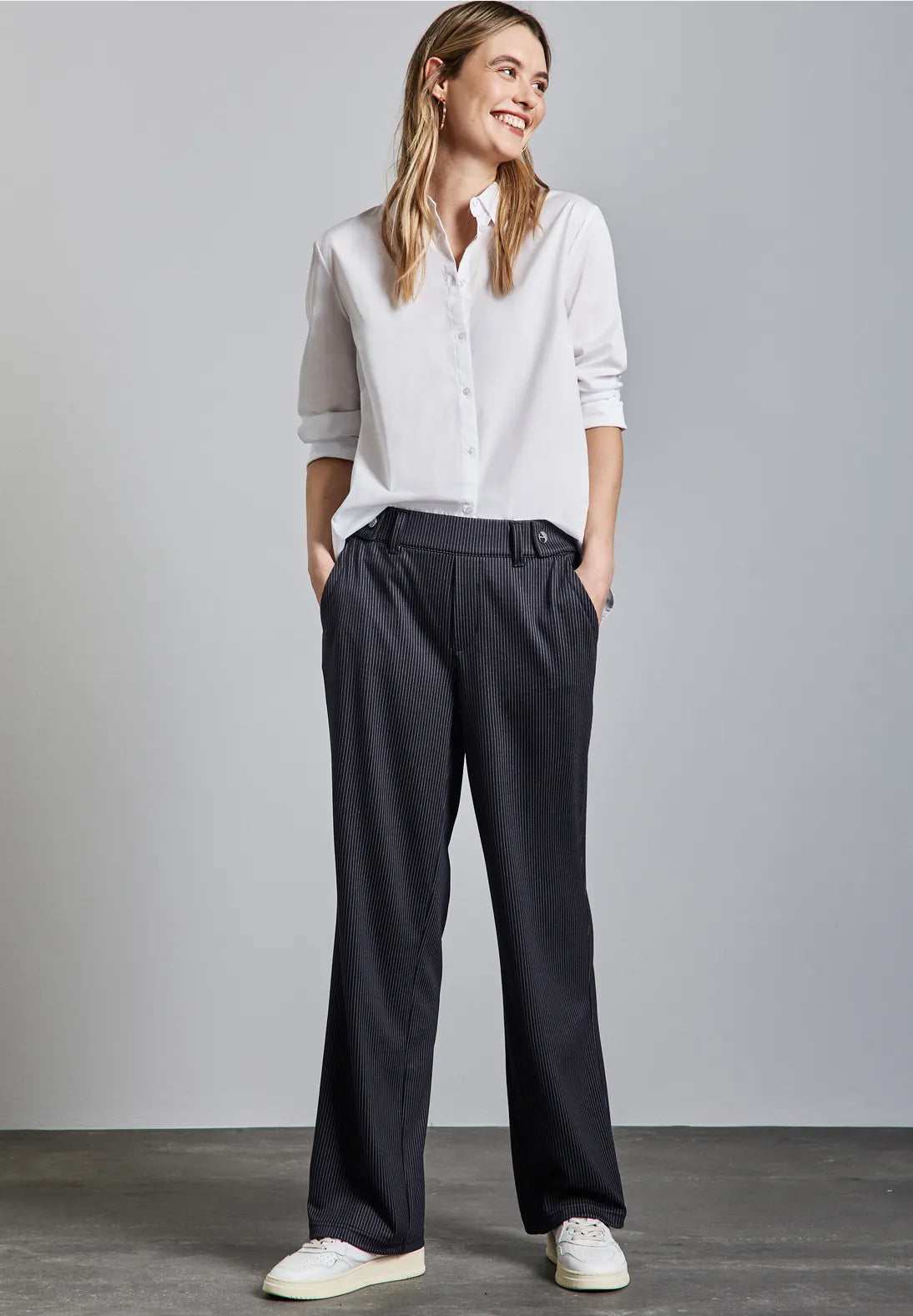 Street One straight leg trousers