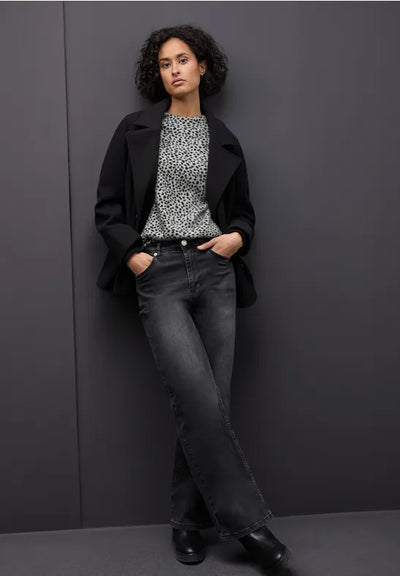 Street one Fluffy turtle neck
