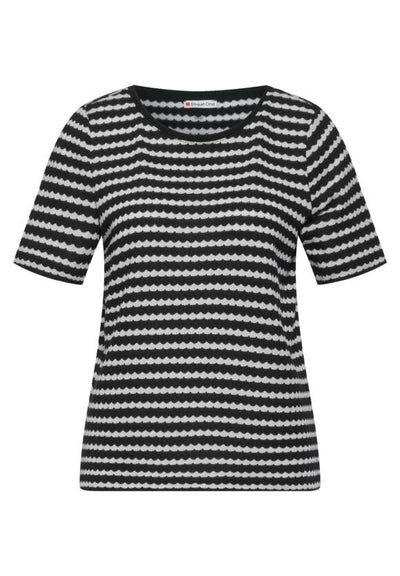 Street One women's  Knit look T-Shirt