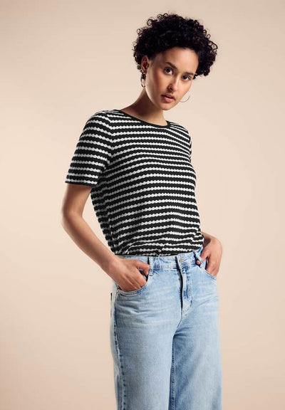 Street One women's  Knit look T-Shirt