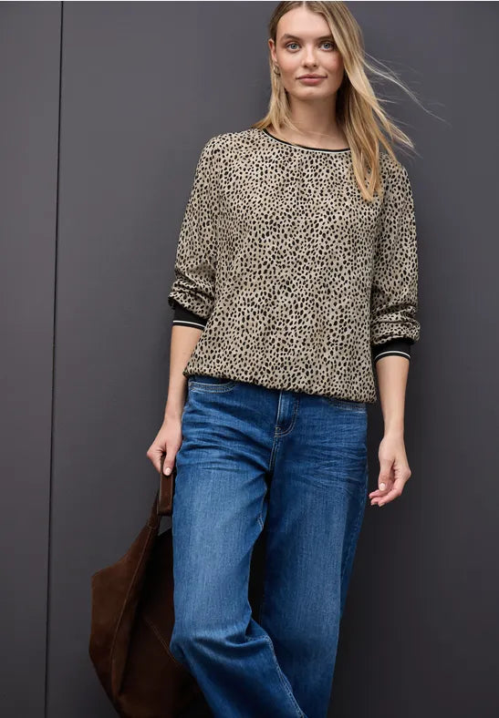 Street One Leo blouse with tape details