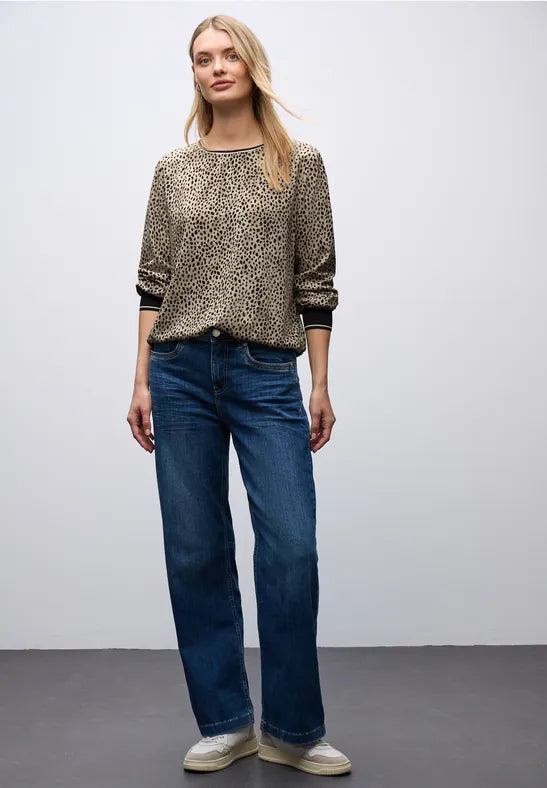 Street One Leo blouse with tape details