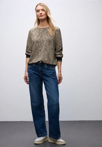 Street One Leo blouse with tape details