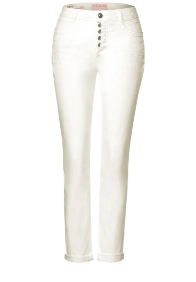 Street One Women's Jane Style White Summer Slim Fit Jeans