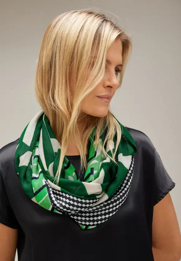 Street One women's mix print loop scarf