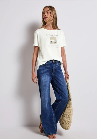Street One T-shirt with photo print white