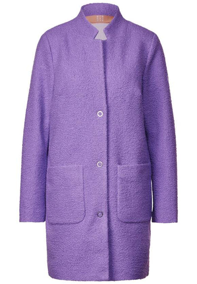 Street One women's Wool look Coat purple