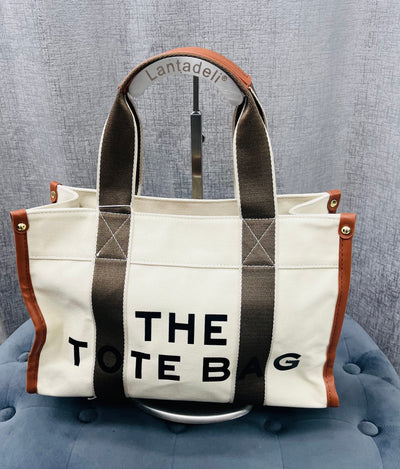 The tote women's bag in canvas material