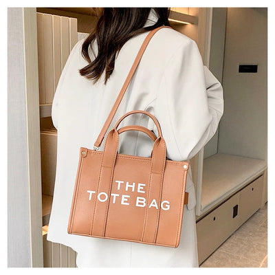The Tote women's brown bag