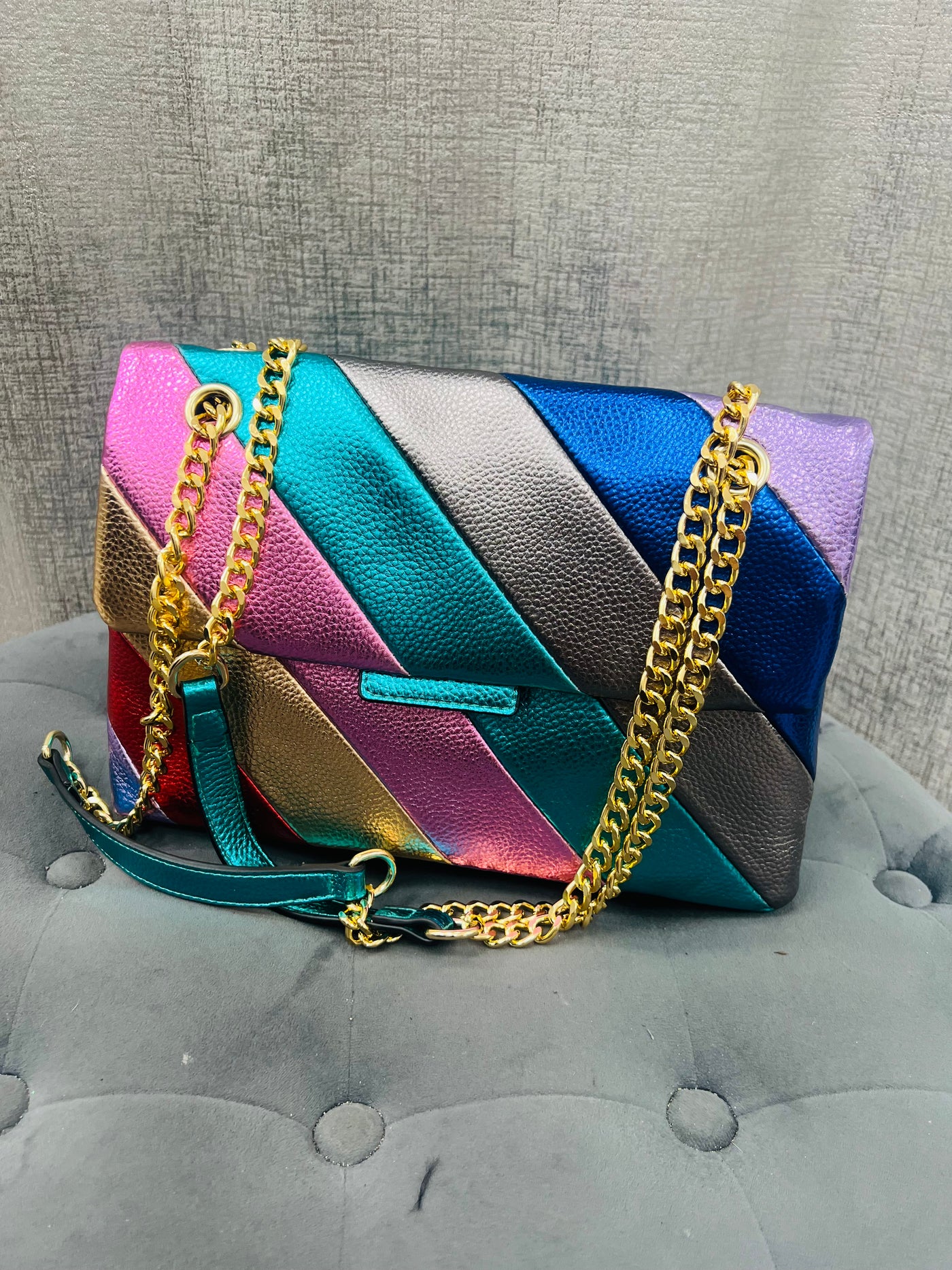 Women's colourful handbag