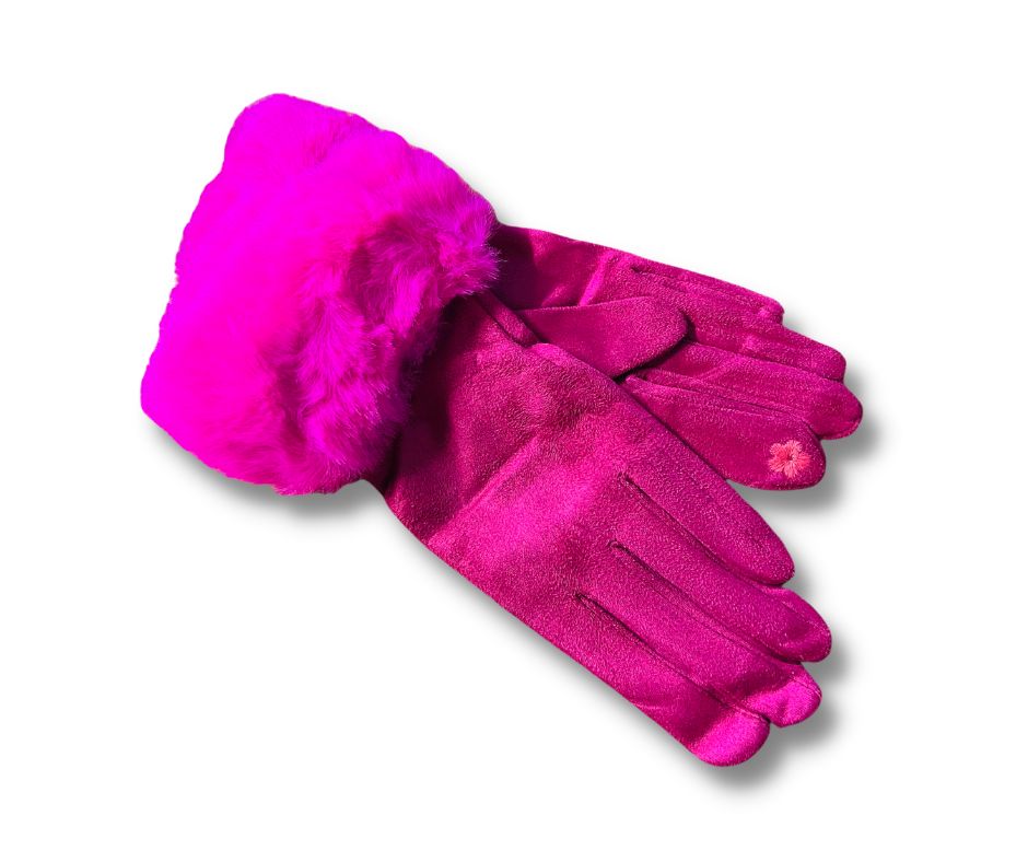 Women's faux gloves