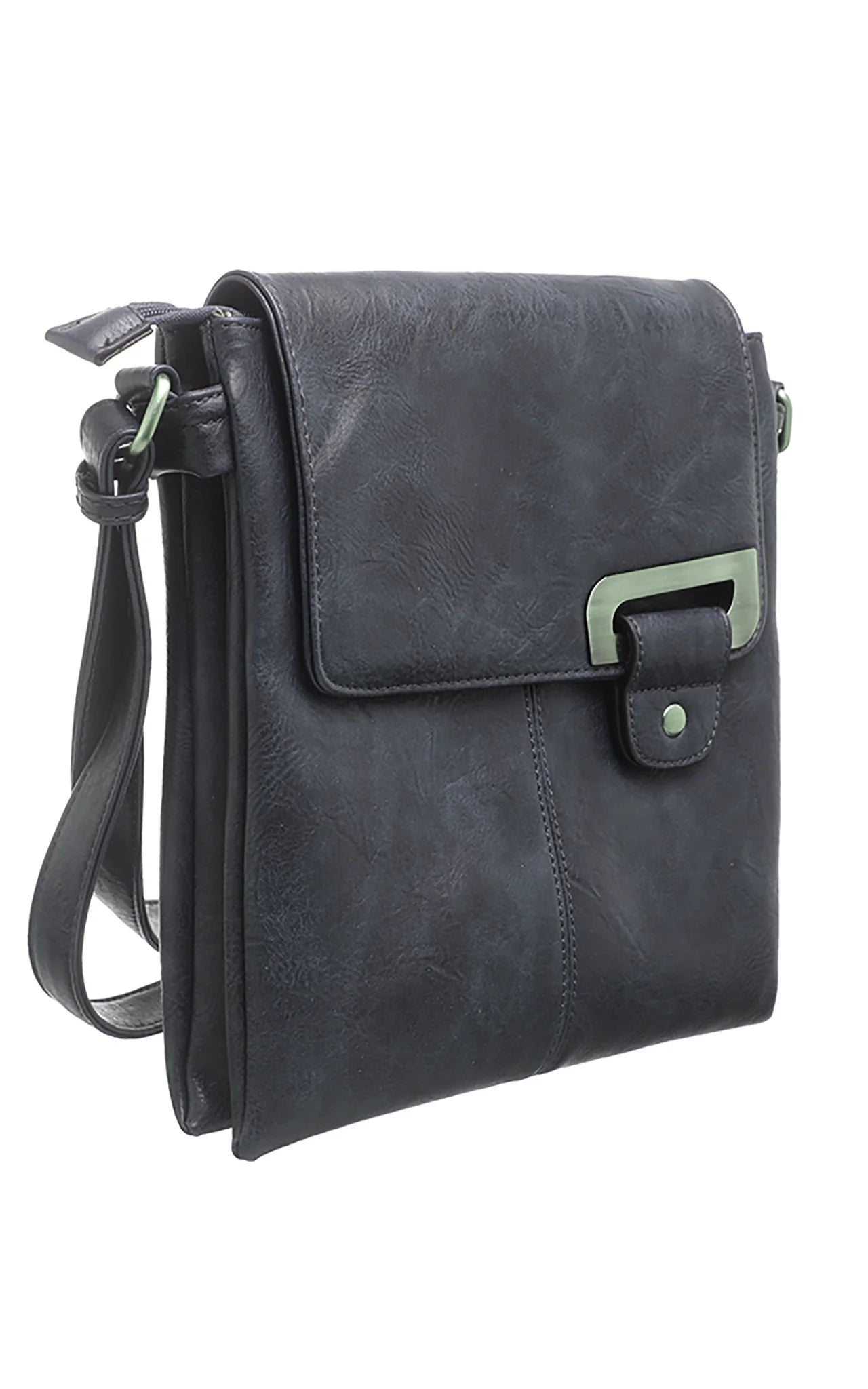 bessie london grey crossbody bag