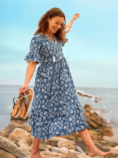 Brakebrun Arrows Midi Dress