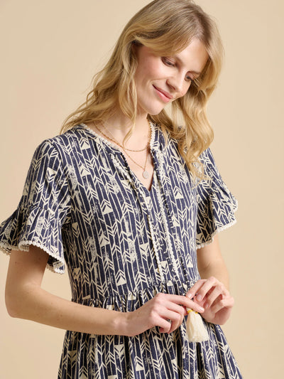 Brakebrun Arrows Midi Dress