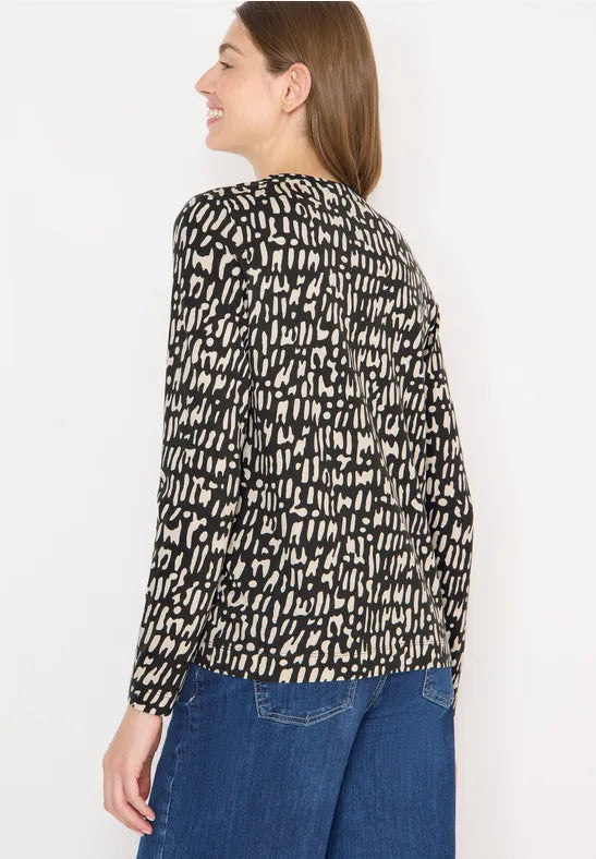CECIL Printed top in a tunic style