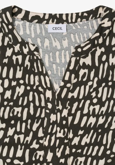CECIL Printed top in a tunic style