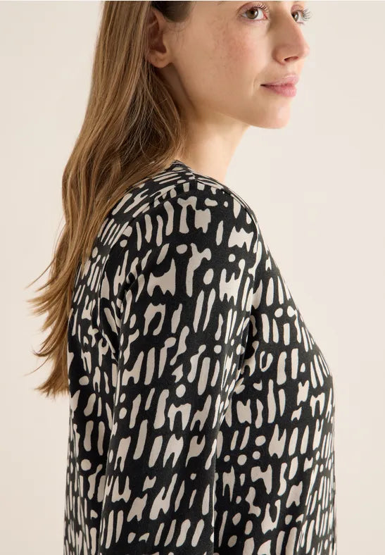 CECIL Printed top in a tunic style