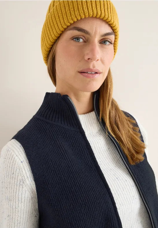 CECIL Cosy Rib Vest