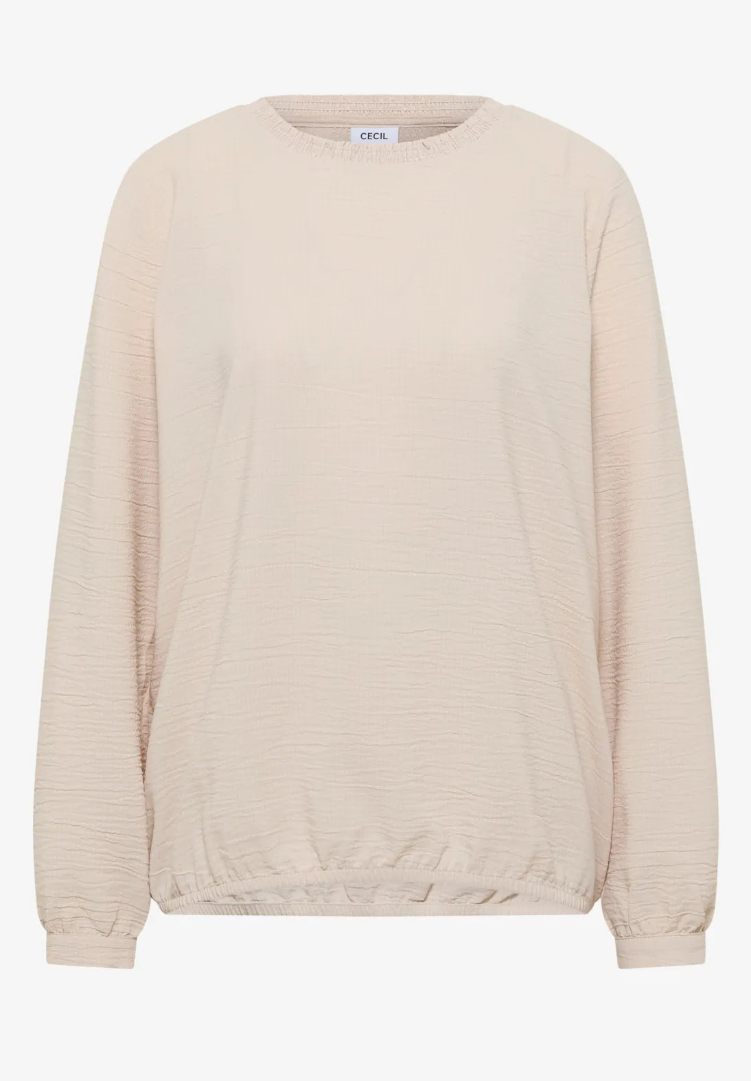 CECIL Blouse with smock neckline