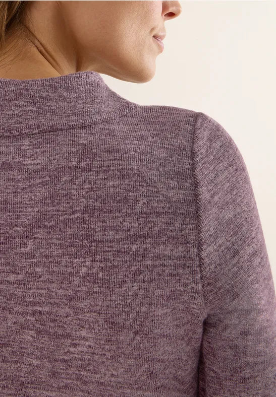 Cecil Melange Funnel neck top