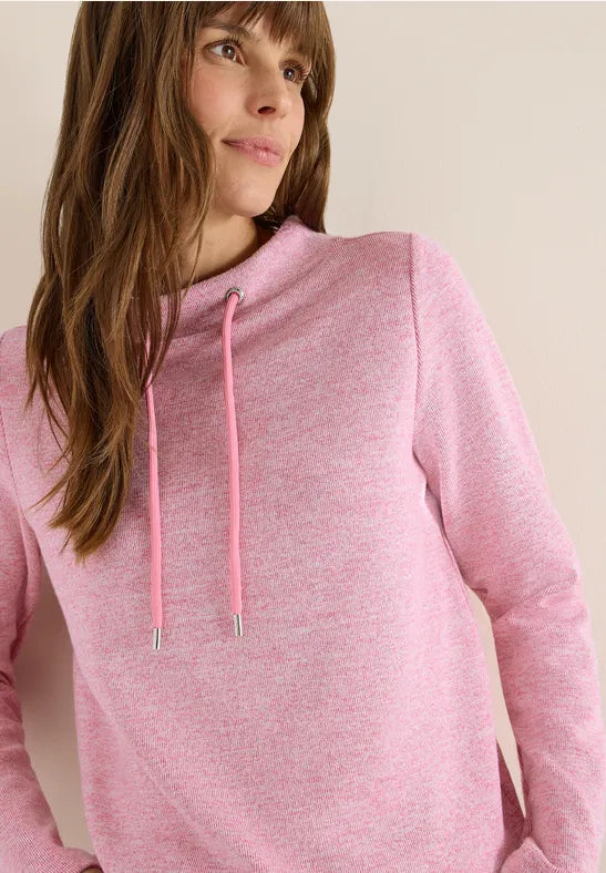 Cecil Melange Funnel neck top