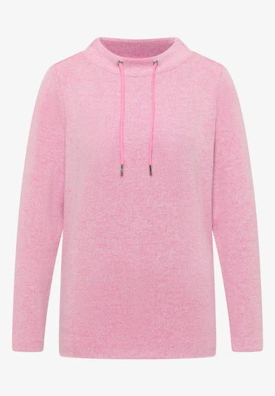 Cecil Melange Funnel neck top