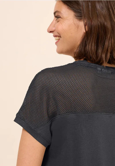 CECIL T-shirt with mesh detail