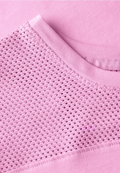 CECIL T-shirt with mesh detail