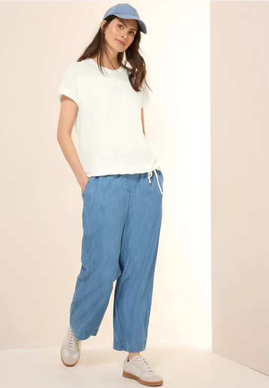 CECIL T-shirt with mesh detail