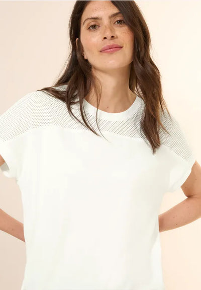 CECIL T-shirt with mesh detail