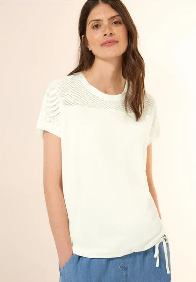 CECIL T-shirt with mesh detail