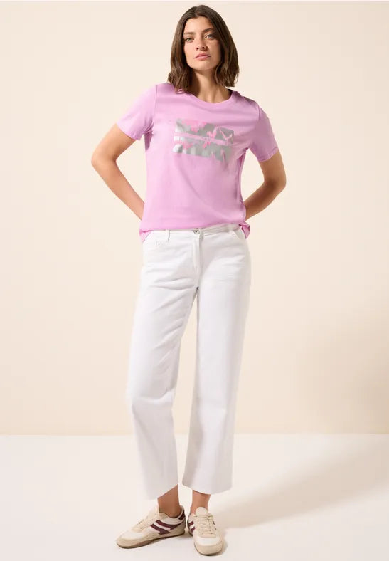 CECIL T-shirt with foil print