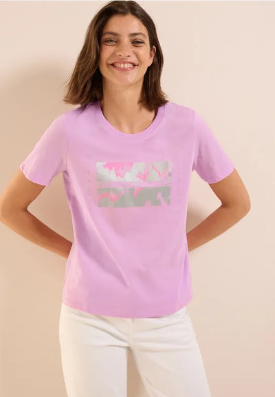 CECIL T-shirt with foil print