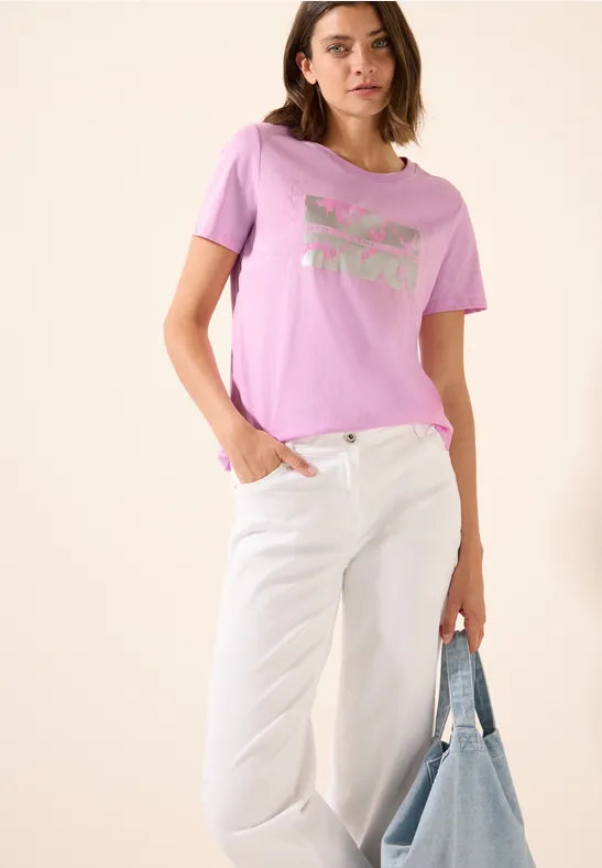 CECIL T-shirt with foil print
