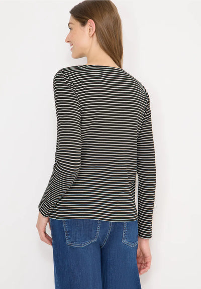CECIL Striped long-sleeved shirt