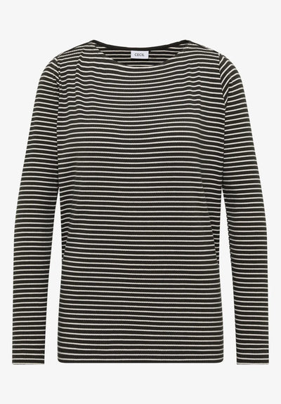 CECIL Striped long-sleeved shirt