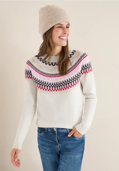 CECIL Patterned knitted sweater
