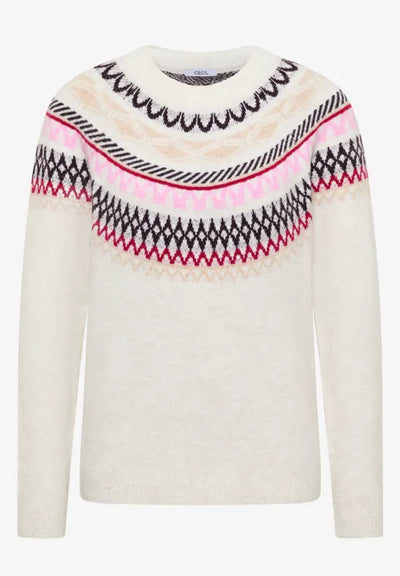 CECIL Patterned knitted sweater